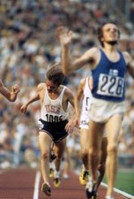 Olympics, USA Steve Prefontaine in action during Men's 5000M - 1972 Old Photo