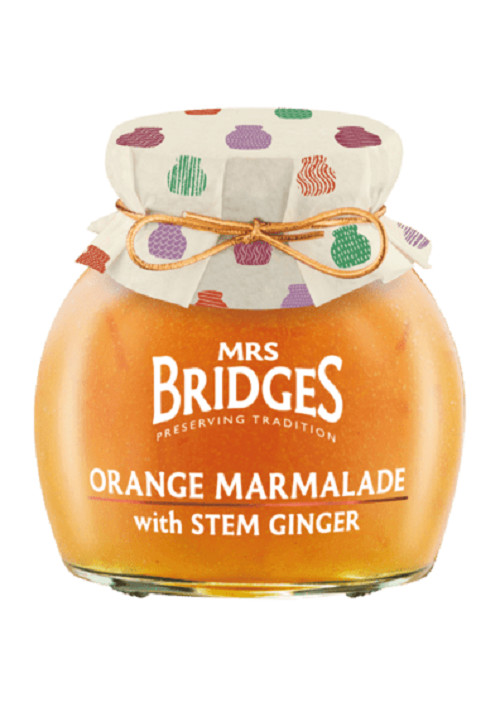 Mrs Bridges Mermelada Naranja con Tallo Jengibre 340g