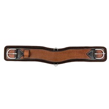 Showman Basketweave Tooled Felt Bottom Girth