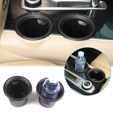 For Nissan Pathfinder 2013-2018 Black TPE Car Center Control Beverage Cup Holder