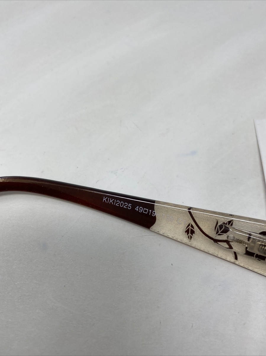 KIKI BOUTIQUE KIKI2025 C1 49-19-135 BROWN FULL RIM EYEGLASSES