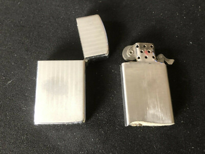 SLIM ZIPPO LIGHTER SILVER CHROME NO DATE CODE WORKING | eBay