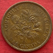 Lower Canada Half Penny - F/VF - LC-30b Lot#8951