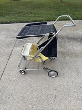 Vintage Peterson Stroller Recliner Plaid 54D￼