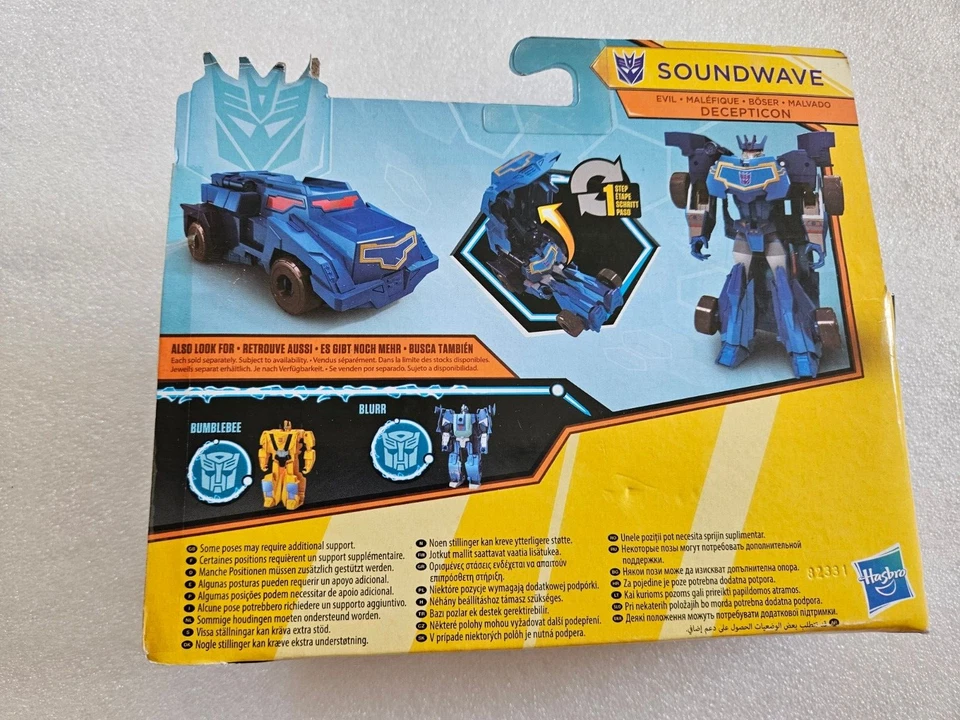 2017 HASBRO TRANSFORMERS CYBERVERSE - SOUNDWAVE NIB - Photo 2/4