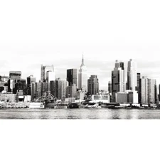 New York City Skyline Prepasted Wallpaper Border NY92150B