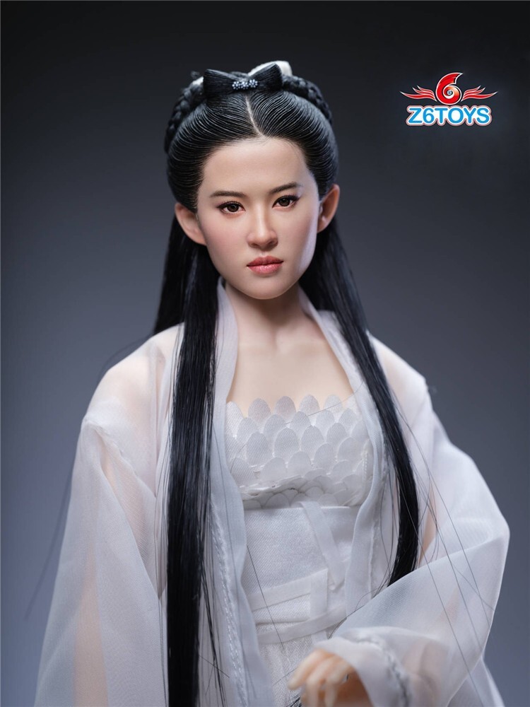 Z6TOYS 1/6 Z006 Little Dragon Girl Liu Yifei Head Carved DIY