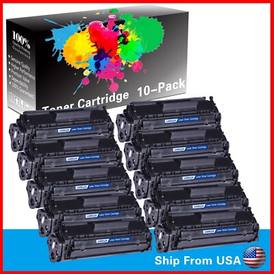 10PK 2612A Q2612A 12A Toner Cartridge for 1022 1010 1015 1012 1018 1022n Printer