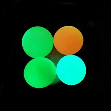 8PCS / 4PCS Sticky Balls Ceiling Stress Relief Stress Kid Luminous Fidget Toy