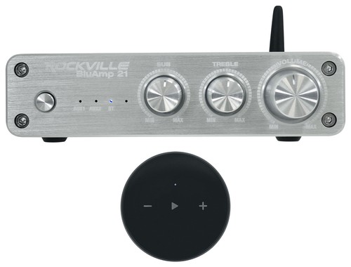 Rockville BLUAMP 21 2.1 Channel Bluetooth Home Amplifier+Wifi Streaming Receiver - Picture 1 of 12