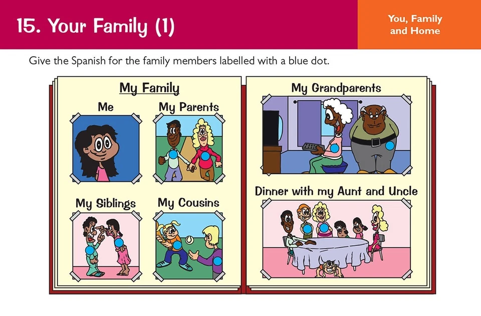 KS3 Spanish Vocabulary Practice Question Cards Years 7-9 CGP - Image 2 of 4