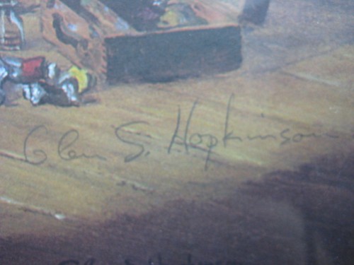 Glen S. Hopkinson 1975 estampado firmado y numerado 369/750 - Imagen 5 de 7