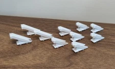 10x AIRCRAFT STAIRS Airport GSE Service Equipment Models 1:400 Scale Diorama