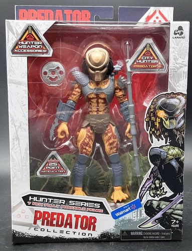 Neu im Karton 2021 Lanard Walmart Exclusive Predator 2 City Hunter Predator Actionfigur