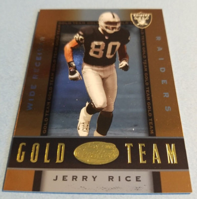 Jerry Rice Oakland Raiders 2002 Donruss Gold Team #GT14 - Football Card