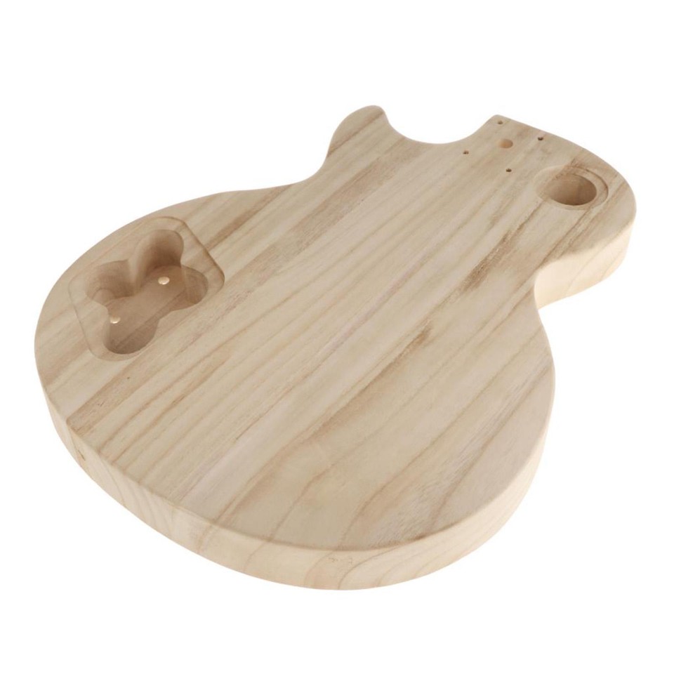 Unfinished Guitar Body Barrel Blank Wood for ST Guitar DIY Accessories