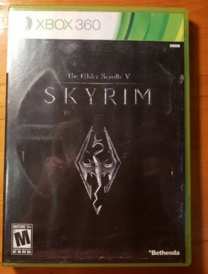 The Elder Scrolls V: Skyrim - Xbox 360 Game - Complete In Box W/Map - CIB NICE