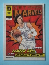 2021-22 Panini Donruss Lamelo Ball Net Marvels Gold Press Proof #10 HORNETS