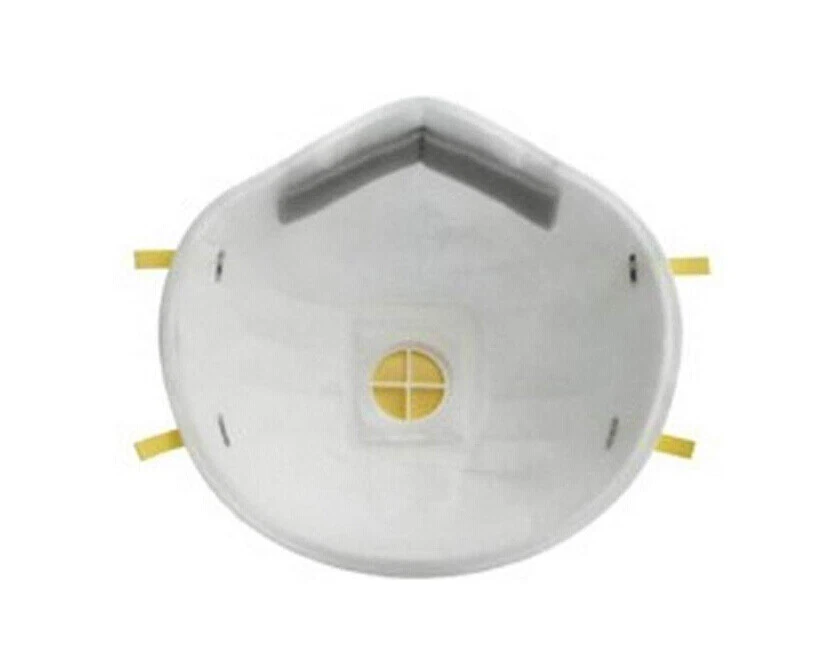 3M 8210V N95 Particulate Respirator Protective Dust Masks Exhalation Valve 10/BX - Image 3 of 4