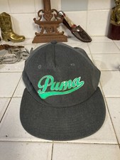 PUMA Limited Logo Dry Cell Black Gray Snap Back Trucker Cap