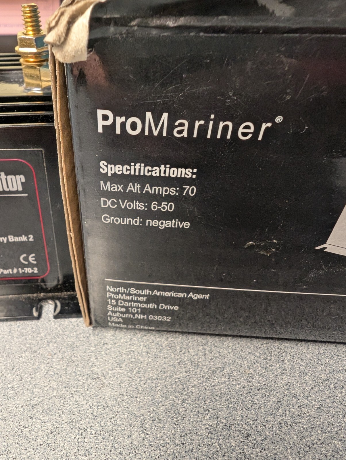 ProMariner 1-70-2 Marine 2 Battery 1 Alternator 70 AMP Battery Isolator