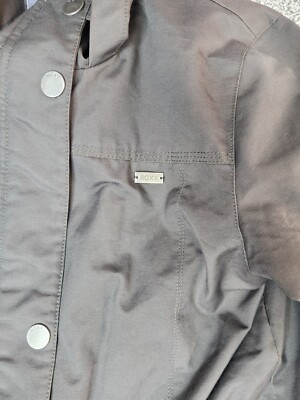 ROXY SKI/SNOWBOARD Jacket Gray Long Regular Fit Lined Zip Up Size