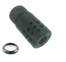 1/2x28 thread 2.5'' MINI slip over Micro Muzzle Brake .22/.22LR Compensator