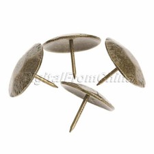 50Pcs Bronze Honeycomb Upholstery Nails Tacks Studs Pins Furniture Decorative
