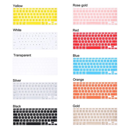Pro Air 13" 15" 17" Keyboard Cover For Apple Macbook Pro Air 13" 15" 17" - Picture 2 of 22