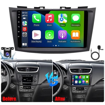 4+64G Android 15 Car Stereo Radio GPS WIFI Navi CarPlay For Suzuki Swift 2010-16