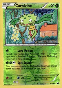 Carnivine Rare Reverse Holo Dark Explorers 5/108 Pokémon TCG