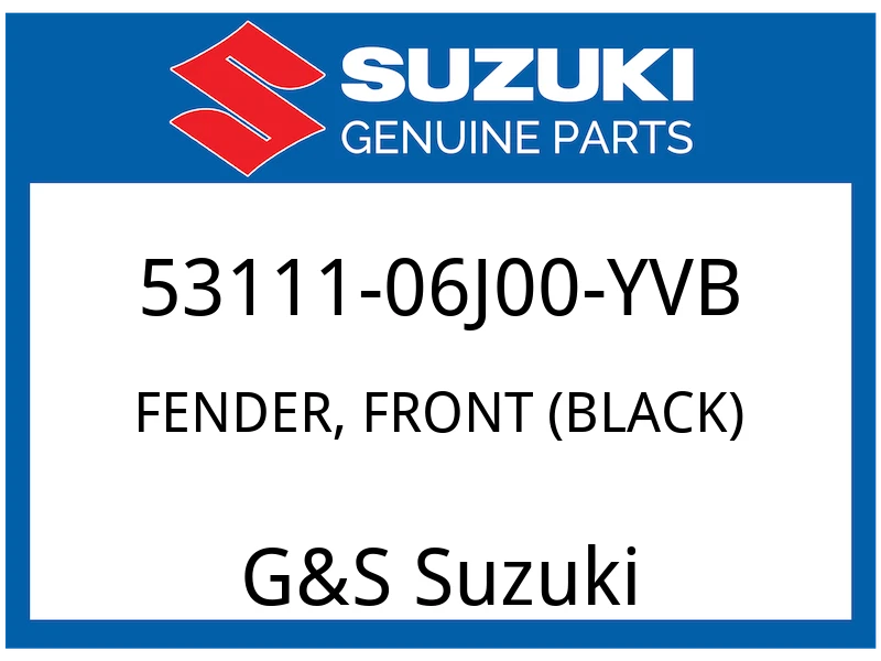 FENDER, FRONT (BLACK)