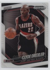2024-25 Panini Prizm Black Legends White 58/175 Clyde Drexler #288 HOF s3g