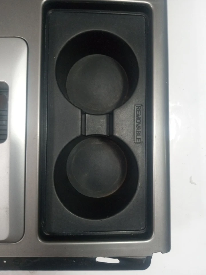 2008-2012 Nissan Armada Titan Gear Shifter Bezel Trim Cup Holder Silver Gray OEM — 第 3/4 张图片