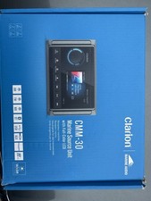 Clarion CMM-30 Marine Source Unit with Color LCD Display, 8-Channel RCA Outpu...