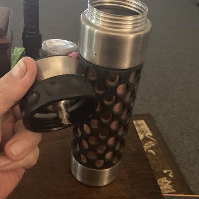 Stainless Steel Geometric Martini Shaker Black and   Silver