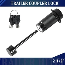 Trailer Hitch Coupler Locking 1/4 Inch Pin Diameter 2-1/2 Inch Tow Boat Lock New