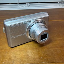 Sony Cyber Shot DSC-S950 10.1MP Digital Camera Silver 4x Zoom w Battery SD Card