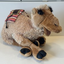Folkmanis RARE Large Camel Hand Puppet Plush Stuffed Animal Toy w/ Saddle