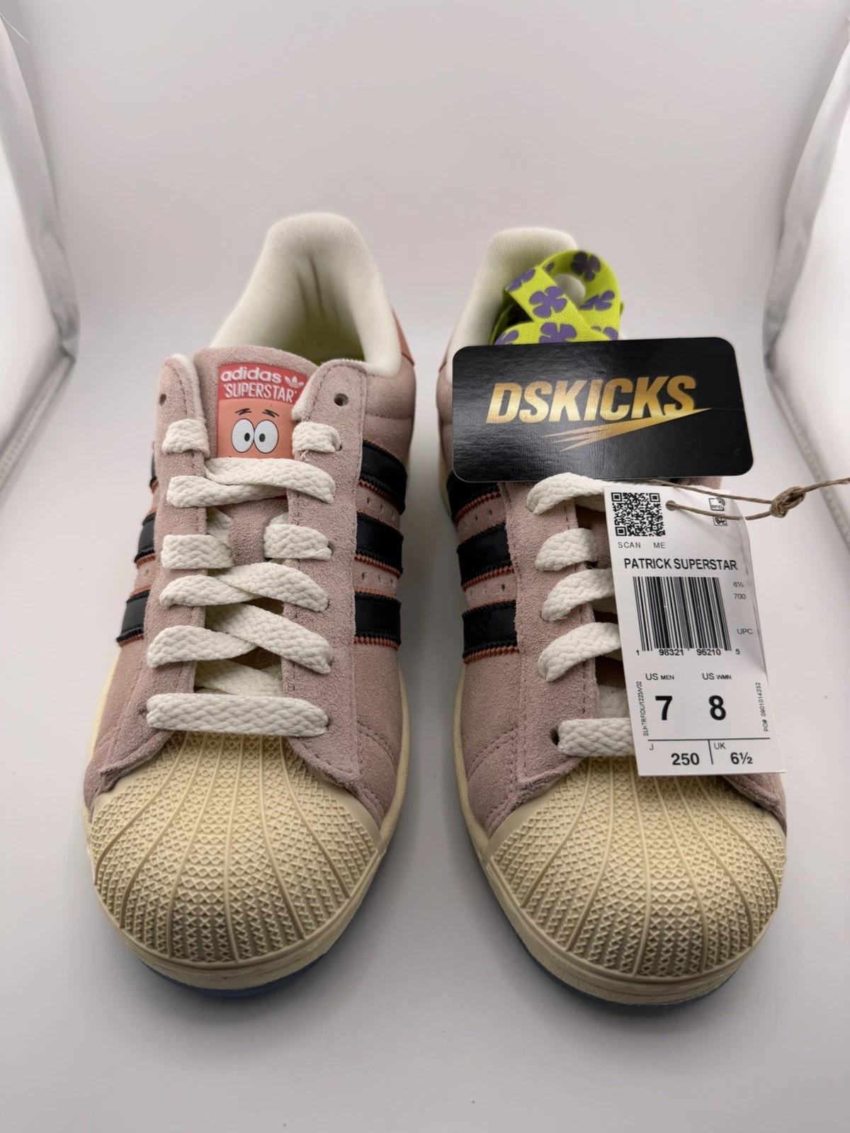 adidas SpongeBob SquarePants x Adidas Superstar Patrick Star JQ6778 Men Size