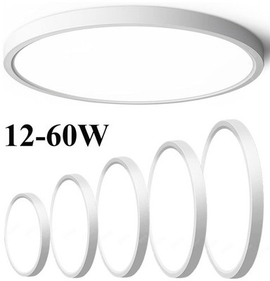 LED Deckenlampe Panel Deckenleuchte Schlafzimmer Bad Wohnzimmer Flur lampe IP44