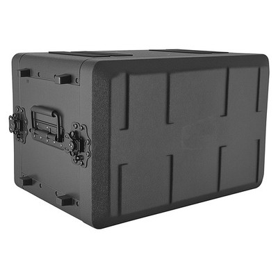 Uimoso 6U Rack-Koffer 260 mm tiefes Rackcase mit Mikrofonfach für Rackmount