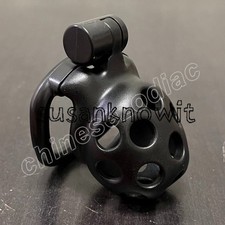 New Mamba Male Chastity Device Cage Men Small Resin Bird Lock Belt 4 Ring
