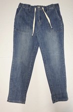 Judy Blue Jeans Womens Size 15/32 Blue Elastic Waist Pull On Stretch Denim