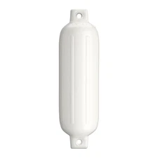 Single Inflatable Cylindrical 5.5" Diameter x 19" PVC Ribbed Boat Fender