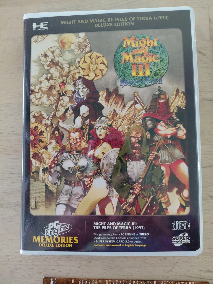 MIGHT OF MAGIC III ISLES OF TERRA PC ENGINE WORKS TURBO GRAFX DUO - Imagen 2 de 4