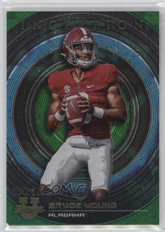 2022-23 Bowman Inception University Green Foil 44/299 Bryce Young #81 1n1m