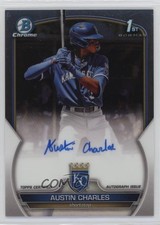 2023 Bowman Chrome Prospect Auto Austin Charles #CPA-AC Auto 1dm4