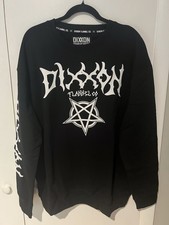 NWT Dixxon Flannel Pentagram Black Crewneck Sweatshirt XL Black Friday