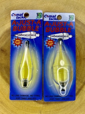 A-Just-A-Bubble (Lot of 2) Fishing Floats, Clear, Bass Fishing, Free Shipping!